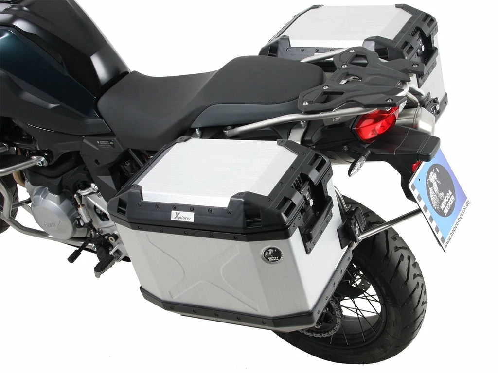 Hepco & Becker Side Carrier Cutout With Xplorer Sideboxes BMW F 850 GS Adventure (2019-)