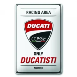 DUCATI Corse Metal Sign