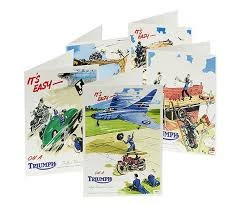 Triumph Vintage Card